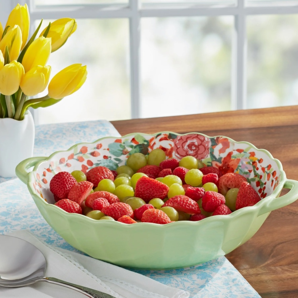 The Pioneer Woman Painted Meadow Ceramic Serving Bowl